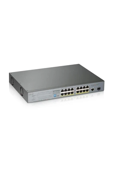 GS1300-18HP  Yönetilemez 8x10/100/1000 PoE + 1xGbE + 1xSFP Ports PoE CCTV Switch (130Watt) ürün görseli 1