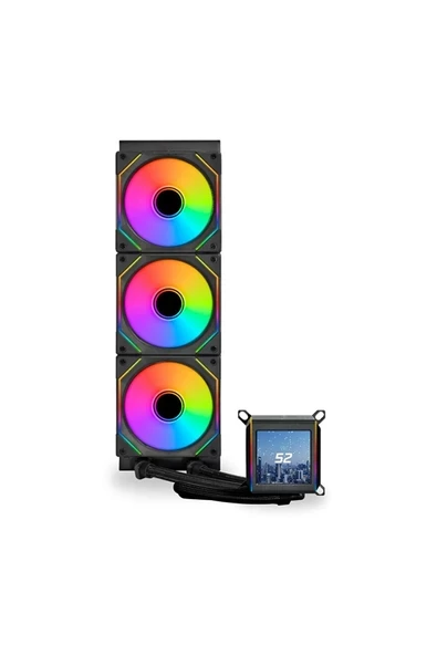 Lian Li Galahad Iı LCD Sl-Infınıty 360MM Siyah Işlemci Sıvı Soğutucu (G89.GA2ALCD36INB.00) ürün görseli 1
