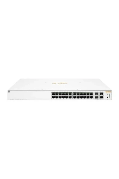 ARUBA 24port 195w FULL PoE Instant On 1930-24G JL683B GIGABIT 4XSFP+ Yönetilebilir Switch RackMount ürün görseli 1