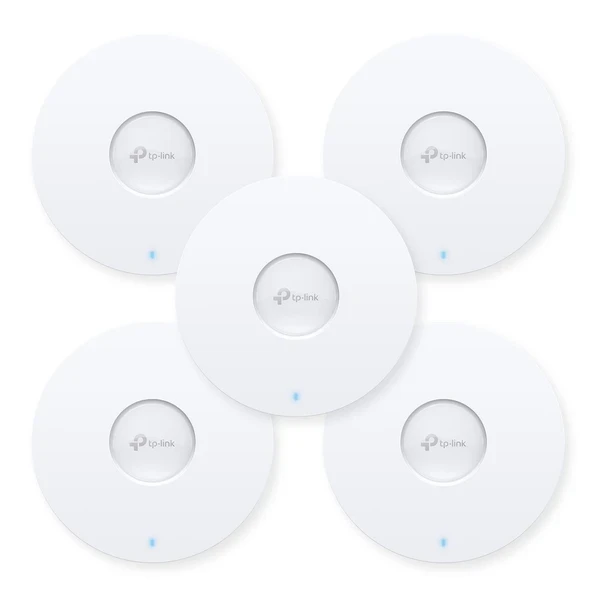 TP-Link EAP613 5'li Paket Ultra İnce Kablosuz Erişim Noktası, DC Adaptörsüz | Omada Gerçek Wi-Fi 6 AX1800 | Ağ, Kesintisiz Dolaşım, WPA3, MU-MIMO | Uzaktan ve A... ürün görseli 1