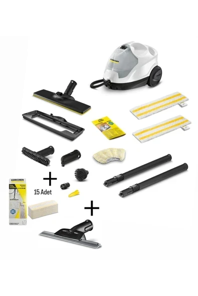 Sc 4 Easyfix Plus (EKSTRALI) + Cam Temizleme Aparatı + 15 Adet Mikrofiber Bez ürün görseli 1