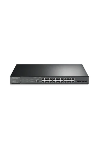 Tl-sg3428mp 24 Port 10-100-1000 Poe+ Switch 4 Port Sfp L2 Çelik Kasa Rack Mount ürün görseli 1