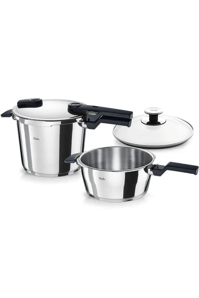 Fissler Vitaquick Glossy Düdüklü Tencere 6+3,5 Litre ürün görseli 1