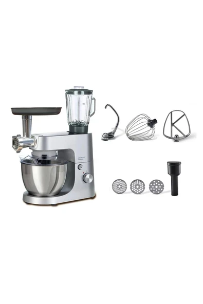 Homebake Pro Mutfak Şefi Kıyma Aparatı Ve Cam Blender ürün görseli 1