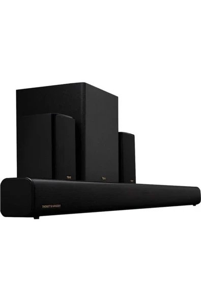 THONET Vander Rein HK096-03618 200W RMS Bluetooth HDMI Soundbar + Subwoofer 5.1 Hoparlör ürün görseli 1