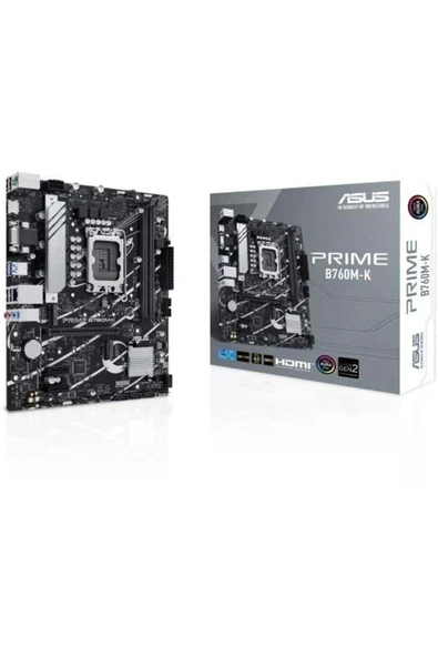 Prıme B760m-k Ddr5 Hdmı Dp Pcıe 16x V4.0 1700p Matx ürün görseli 1