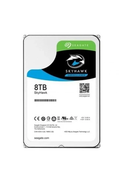 8TB ST8000VX010 256 MB Önbellek 5400 RPM 3.5\" 7-24 Güvenlik (Koyuncu Distribitör Ürünü) ürün görseli 1