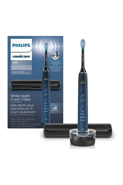 Philips Sonicare 9000 Özel Sürüm Şarj Edilebilir Diş Fırçası Mavi ürün görseli 1
