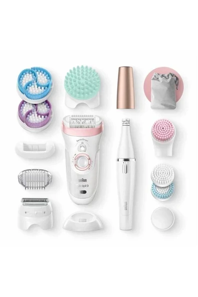 Braun 9995 Epilasyon Silk Epil 9/995 Sensosmart Facespa Güzellik Seti Islak Kuru Kablosuz Epilatör ürün görseli 1