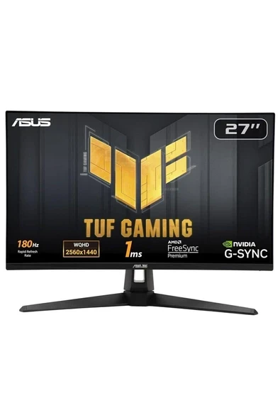 Asus Tuf Gaming VG27AQ3A 27 inç 180Hz 1Ms WQHD Adaptive Sync Fast IPS Gaming Monitör ürün görseli 1
