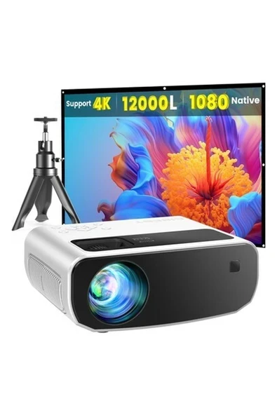 Cibest 1080P Full Hd Taşınabilir Dış Mekan Projektörü, 12000L ürün görseli 1