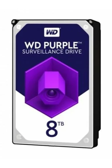 8TB Purple SATA 6Gb/s 256MB DV 7x24 WD85PURZ ürün görseli 1