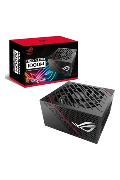 Asus ROG-STRIX-1000G 80+ Gold 1000W Modüler Güç Kaynağı Japon Kapasitörler 16 Pın Kablo ürün görseli 1