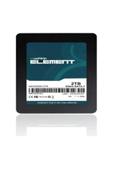 Element MKNSSDEL2TB 2 TB 500-435 MB/s 2.5\\\" Sata3 SSD ürün görseli 1