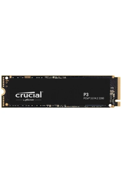 Crucial P3 4TB  3D NAND NVMe PCIe M.2 SSD (3500-3000 MB/s) CT4000P3SSD8 ürün görseli 1