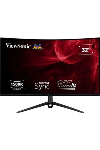 Viewsonic VX3218-PC-MHD 32" 165Hz 1ms (Hdmı+Display) Fhd Curved Monitör ürün görseli 1
