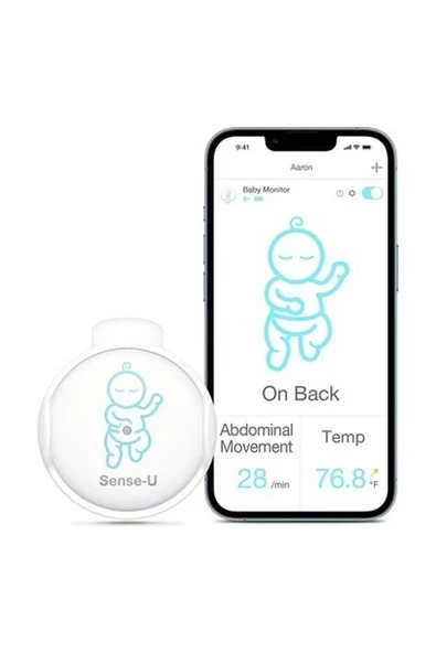 Sense-U Akıllı Bebek Karın Hareket Monitörü - Yeşil ürün görseli 1