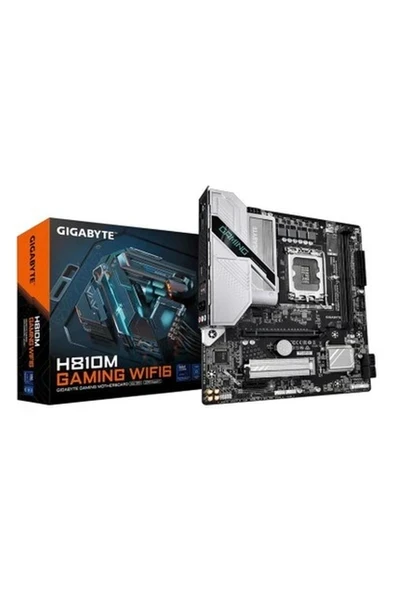 Gıgabyte H810M Gamıng Wıfı6 Intel H810M Soket 1851 Ddr5 6400MHZ(OC) M.2 Anakart ürün görseli 1