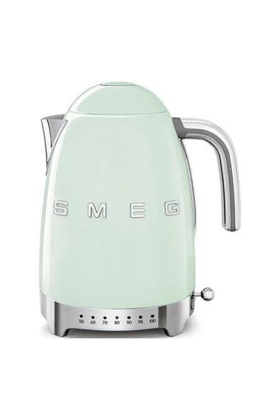 SMEG KLF04PGEU PASTEL YEŞİL ISI AYARLI KETTLE ürün görseli 1