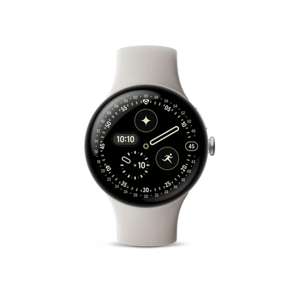Google Pixel Watch 4 (41 mm) - Kalp Atış Hızı ve Uyku Takibi Özelliğine Sahip Android Akıllı Saat - 30 Saat Pil - Fitness Takibi - Google AI - Parlak Gümüş... ürün görseli 1