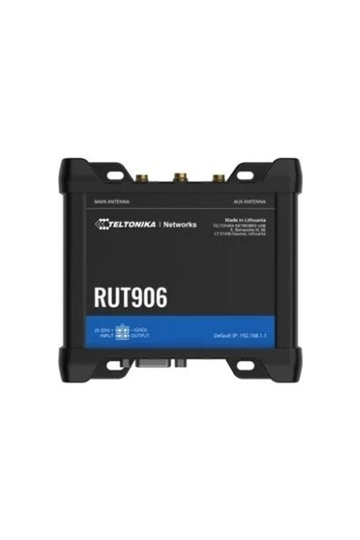 Teltonika RUT906 Lte/4g Wlan Industrial Cellular Router (Cat4) ürün görseli 1