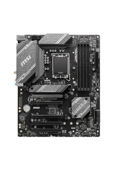 Msı B760 Gamıng Plus Wıfı Ddr5 6800MHZ 1xhdmı 1xdp 2xm.2 USB 3.2 Atx 1700P (13. ve 12.nesil Işlemci) ürün görseli 1