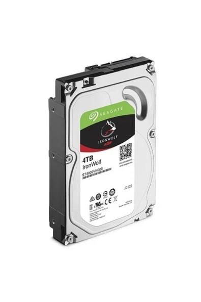 IRONWOLF 3.5 4TB SATA 3.0 64MB 180MB/S RV SENSÖR 5900RPM 180TB/YİL 7/24 NAS DİSK ST4000VN008 ürün görseli 1