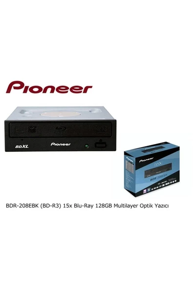 BDR-208EBK (BD-R3) 15x Blu-Ray 128GB Multilayer Optik Yazıcı ürün görseli 1