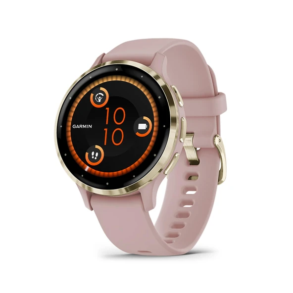 Garmin Venu 3S 41 mm – fitness akıllı saati, 1,2" AMOLED dokunmatik ekran, 10 güne kadar pil ömrü, 30'dan fazla spor uygulaması, Bluetooth telefon ve sesli yardım, müzik, GarminPay ürün görseli 1