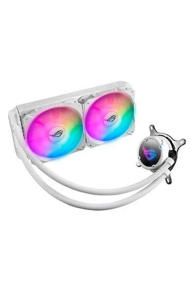 Asus Rog Strix Lc Ii 240 Argb White Edition Aura Sync Rgb  Sivi Cpu Soğutucusu ürün görseli 1