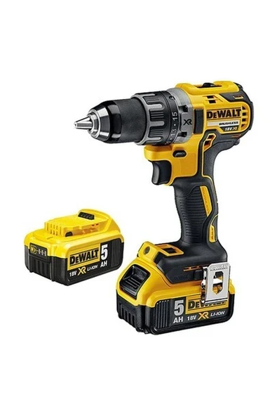 Dewalt DCD791P2 18V/5.0 Ah Li-Ion Kömürsüz Darbesiz Vidalama/matkap ürün görseli 1