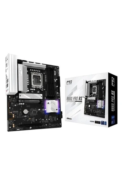 Asrock B860 Pro Rs Intel B860 Soket 1851 Ddr5 8666MHZ (Oc) M.2 Anakart ürün görseli 1