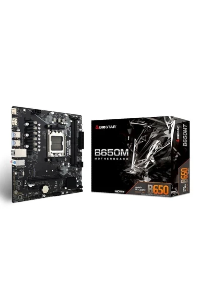 Biostar B650MT Ddr5 6000MHZ S+V+Gl Am5 Micro Atx Anakart ürün görseli 1