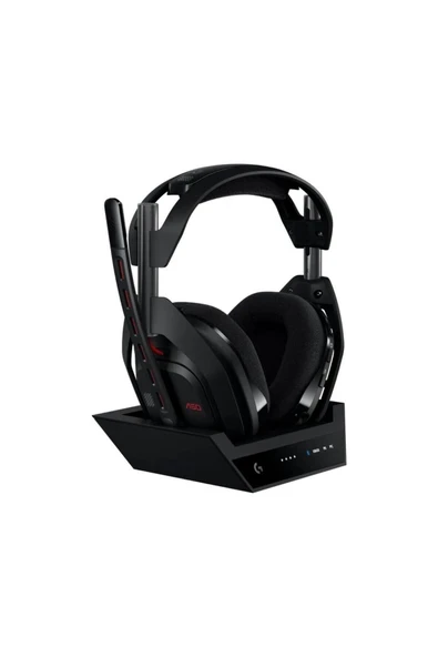 G ASTRO A50 LIGHTSPEED KABLOSUZ OYUNCU KULAKLIĞI + BAZ İSTASYONU - SİYAH ürün görseli 1