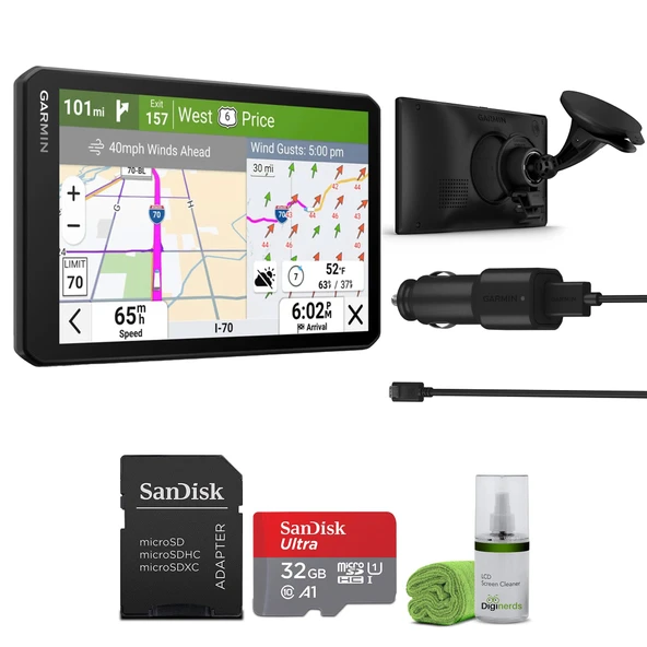 Garmin Dezl OTR720 GPS Truck Navigator 7" Büyük Ekran Dokunmatik Ekran, 32GB SD Memory Card + LCD Temizlik Kit ürün görseli 1
