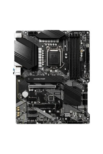 MSI Z490-A Pro Soket 1200 DDR4 4800 (OC) PCI-E Gen 4 ,M.2 USB3.2 1x 2.5G LAN ATX Anakart ürün görseli 1