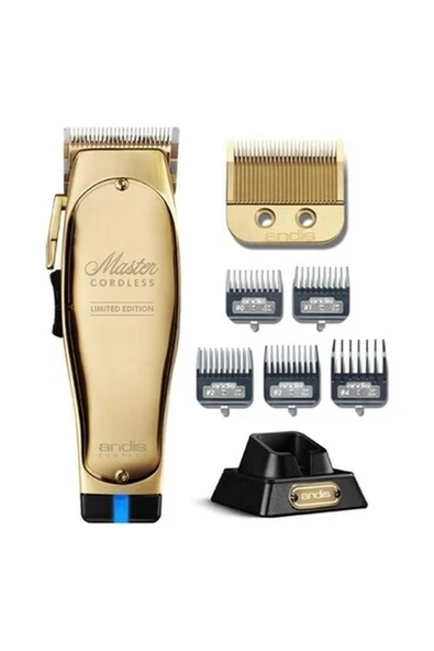 Andis Master Cordless Trimmer Saç ve Sakal Kesim Makinesi Altın ürün görseli 1