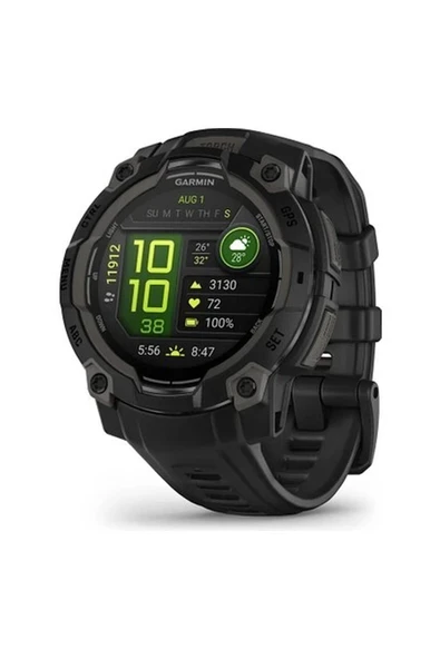 Garmin Instinct 3 – 45 mm Amoled Siyah ürün görseli 1