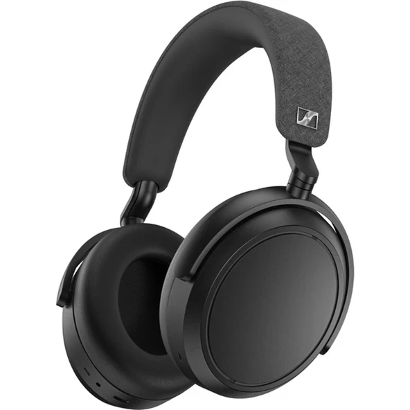 Sennheiser Momentum 4 Wireless Bluetooth 5.2, Adaptif ANC, 42mm Sürücü, 60 Saat Pil Ömrü, Kristal Netliğinde Mikrofon, Kulak Üstü Kablosuz Kulaklık – Siyah ürün görseli 1
