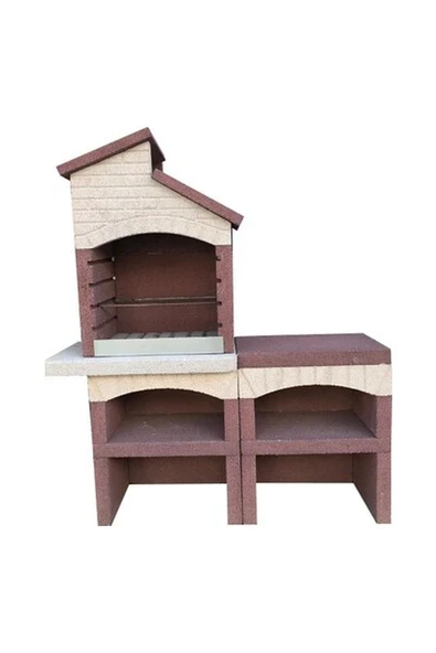 Barbekü Özkoca Bims Beton Barbekü 70'lik Masalı 2019 Versiyon ürün görseli 1