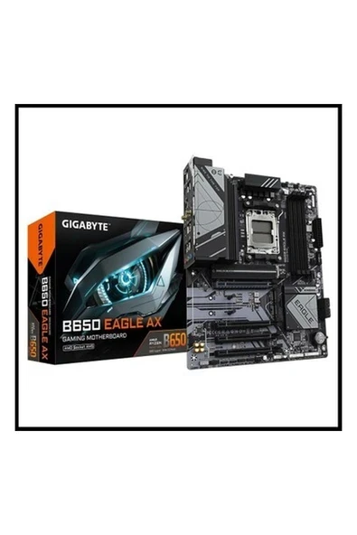 Gıgabyte B650 Eagle Ax, 4xddr5, 3xm.2, Dp, Hdmı, Vga, Type-C, Wi-Fi 6e, Bluetooth V5.3, Amd Ryzen 7000 Serisi, Am5 Soket Anakart ürün görseli 1