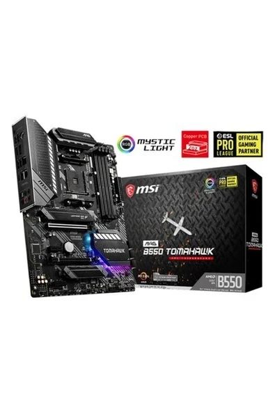 Msı Mag B550 Tomahawk Ddr4 5100MHZ 1xhdmı 1xdp 2xm.2 USB 3.2 Atx Am4 ürün görseli 1