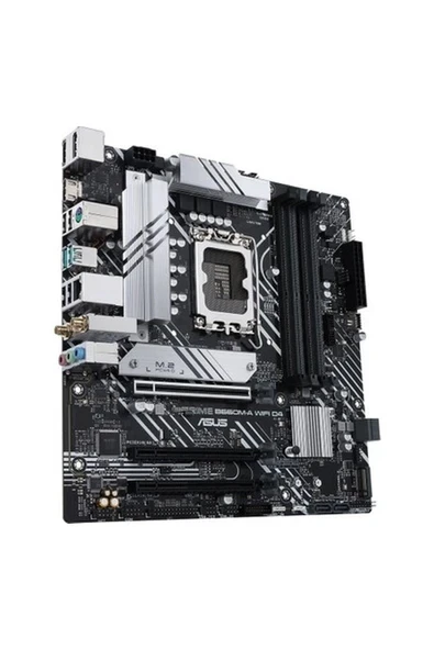 Asus Prime B660M-A D4 Ddr4 5333(OC) HDMI Dp M.2 Matx 1700P ürün görseli 1