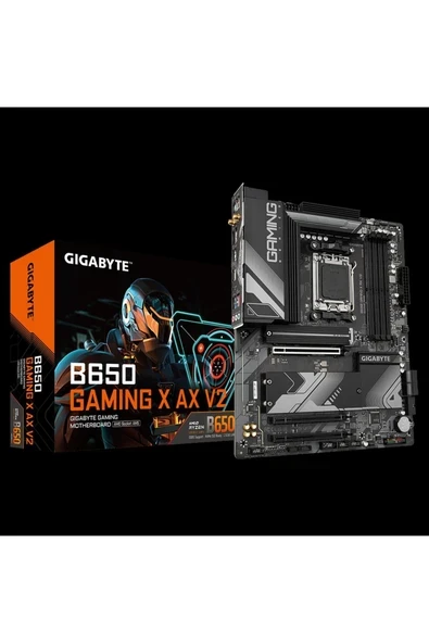 B650 GAMING X AX V2 WIFI-6 Soket AM5 DDR5 8000MHz(OC) ATX Gaming (Oyuncu) Anakart ürün görseli 1