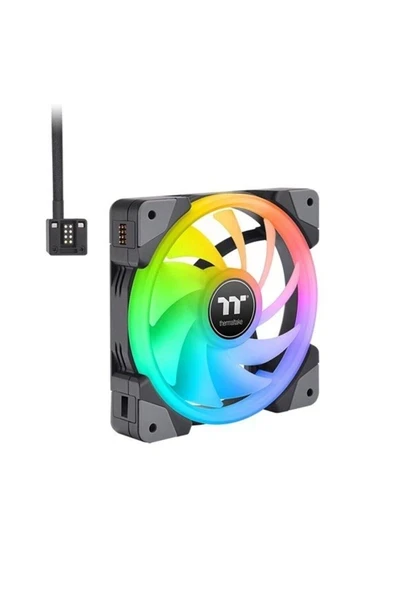 Thermaltake Swafan EX12 CL-F143-PL12SW-A Argb 3X120MM Fanlı + Kontrolcülü Kasa Fan Kiti ürün görseli 1
