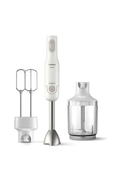 700W, 500ML, 2 Kademeli, Çift Bıçaklı Beyaz Blender Seti ürün görseli 1