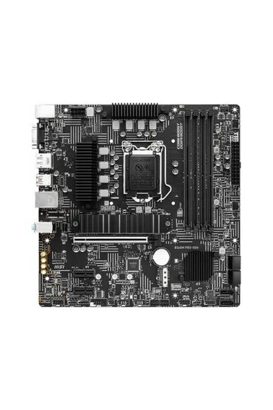 MSI B560M PRO VDH 5066Mhz(OC) DDR4 Soket 1200 M.2 HDMI VGA DP mATX Anakart ürün görseli 1