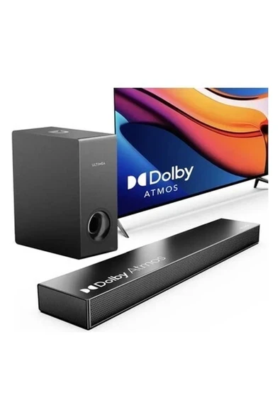 Ultımea Dolby Atmos Akıllı Tv Sound Bar Black Soundbar With Dolby Atmos ürün görseli 1