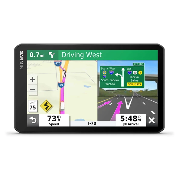 Garmin - dezl OTR700 7 inç GPS Truck Navigator - Black 010-02313-00 ürün görseli 1