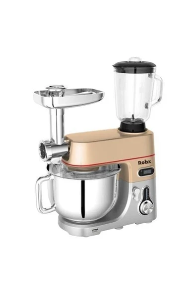 SR50 Döküm Gövde 7 Litre Içli Köfte Hamur Yoğurma Kıyma Çekme Erişte Blender Çıpıcı mixer Set ürün görseli 1